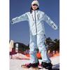 Men Women Winter Ski Pants Waterproof Windproof Thermal Fleece Lined Outdoor Hiking Snowboarding Trousers