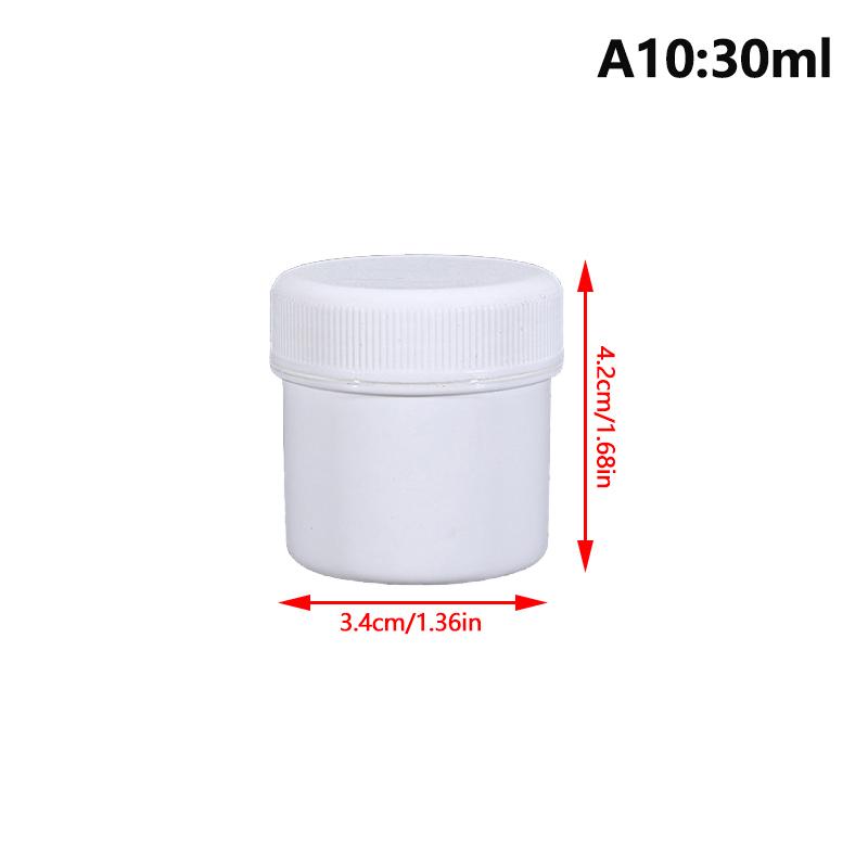 

1 шт. 30-1000 мл белая/черная пластиковая банка для маски, крема, контейнер для хранения продуктов, косметический пустой контейнер, коробка для макияжа 30ml