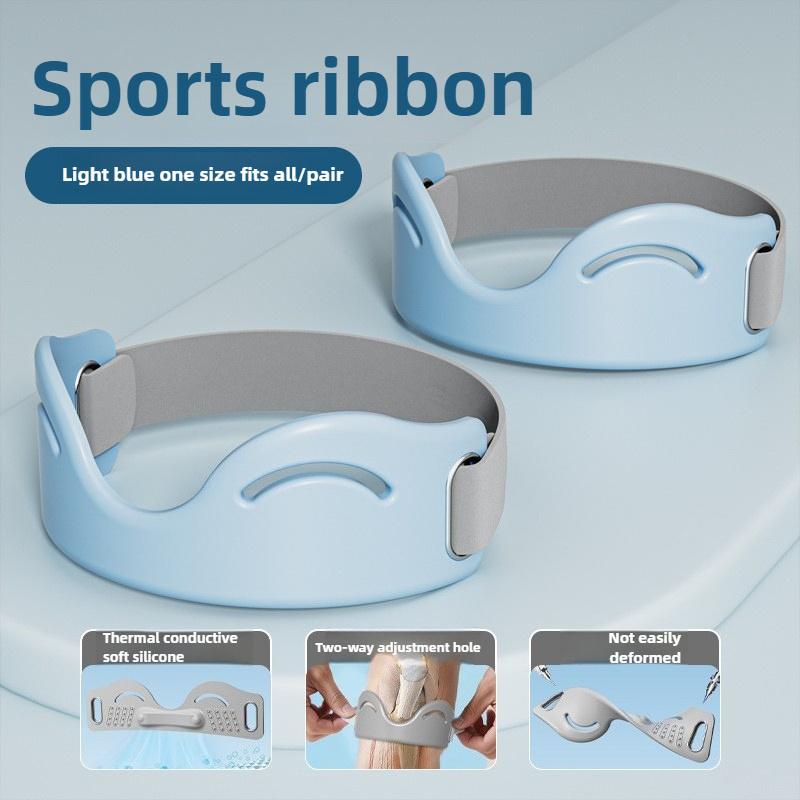 2PCS Adjustable Silicone Patellar Tendon Support Strap for Knee Brace Tendonitis Patella Bands Soccer Running Patella Stabilizer