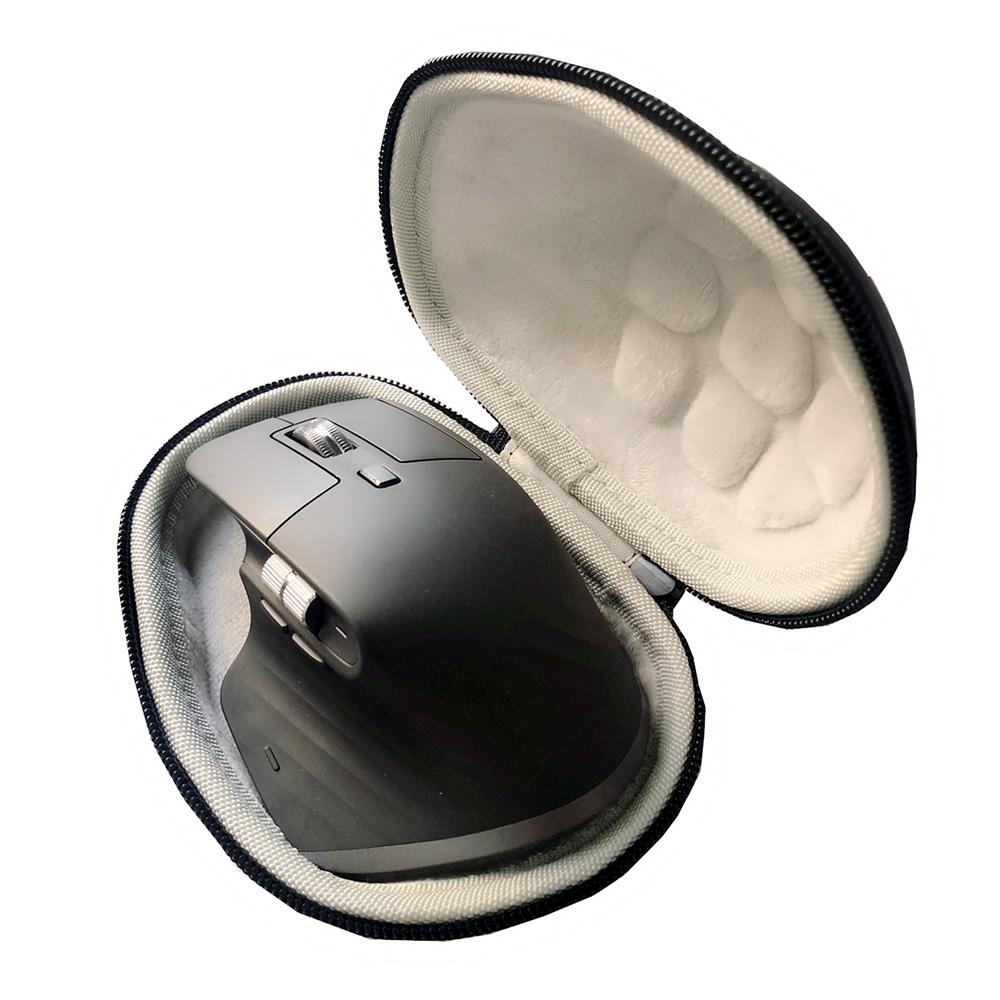 For Logitech MX Master 3S/2S Wireless Mouse Storage Case PU+EVA Waterproof Carrying Bag