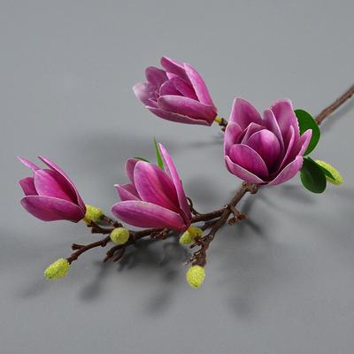 Artificial Flowers Silk Magnolia Bouquet Diy Movie Props Wedding Bridal Bouquets Table Vase Home Outdoor Garden Atmosphere Decor