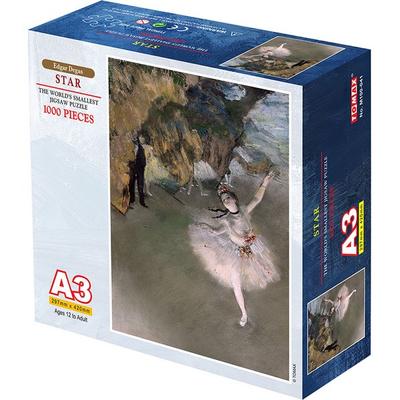 Star Jigsaw Puzzle Ultra-mini Size TMX-M100-041, Mixed Colors, 1000 Pieces