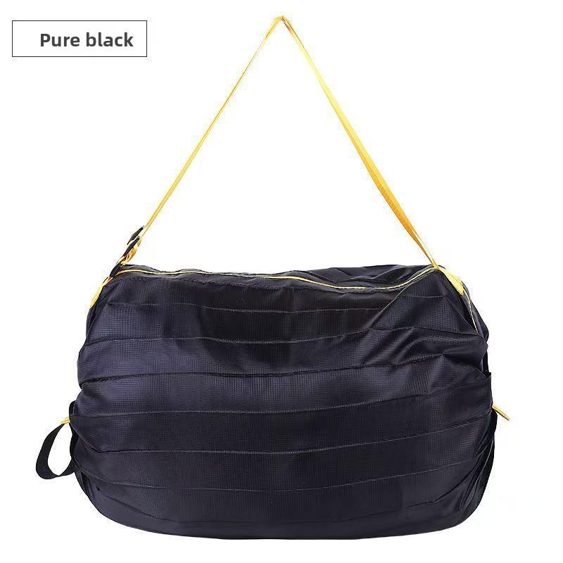 1PCS Foldable Retractable Supermarket Shopping Storage Bag Environmentally Friendly and Reusable Pouch Ultra-compact Portable