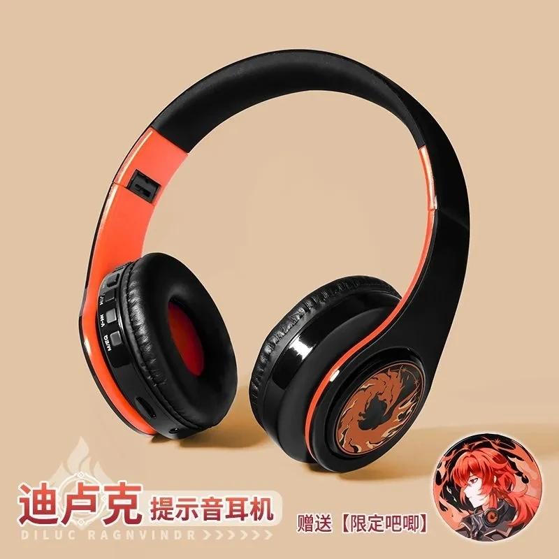 

Навушники Kazuha Game Genshin Impact Headphone Cosplay Portable Wireless Bluetooth Stereo Складана гарнітура Регульовані навушники