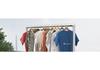 Thickened Steel Pipe Clothes Rack: Reinforced Floor-Standing Rack for Bedroom and Balcony