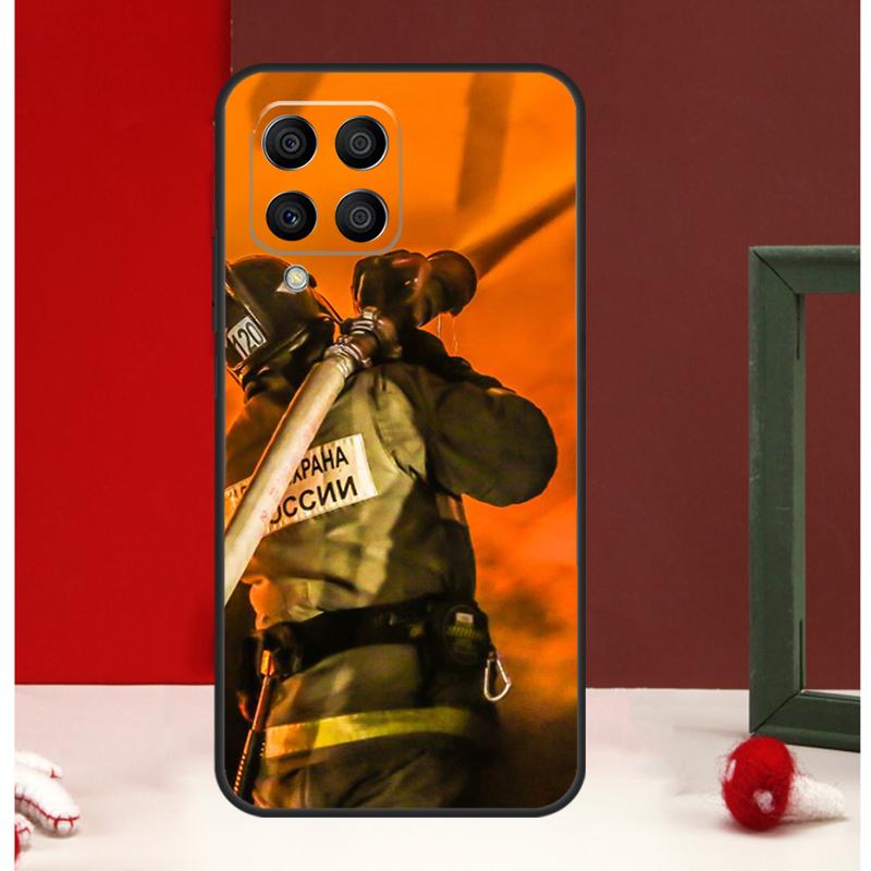 

Fire Fighter Hero Case For Samsung Galaxy M13 M53 M56 M52 M32 M16 M11 M21 M31 M35 M12 M14 M15 M36 M55 M34 M54 Samsung M56