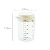 Plastic Measuring Cup with Lid V-shaped Spout Mixing Pitcher Easy to Pour