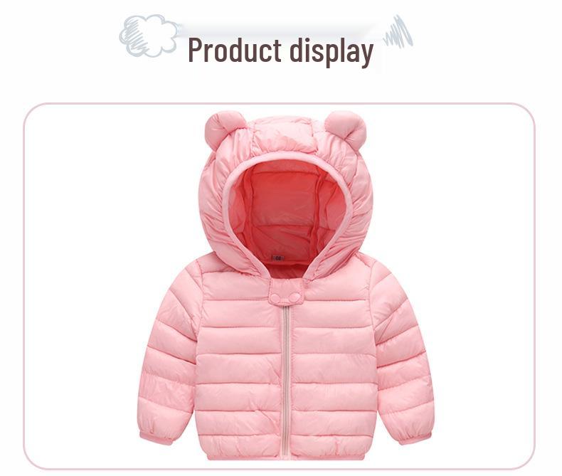 Infant Warm Cotton Jacket - Lightweight Down Coat for Boys and Girls (Autumn/Winter)