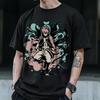 2026 Hot Sale Summer Fairy Tail Natsu Dragneel Anime T-Shirt Y2K Unisex Hip Hop Streetwear Top Y2K Gothic Cotton Oversized T-shirts