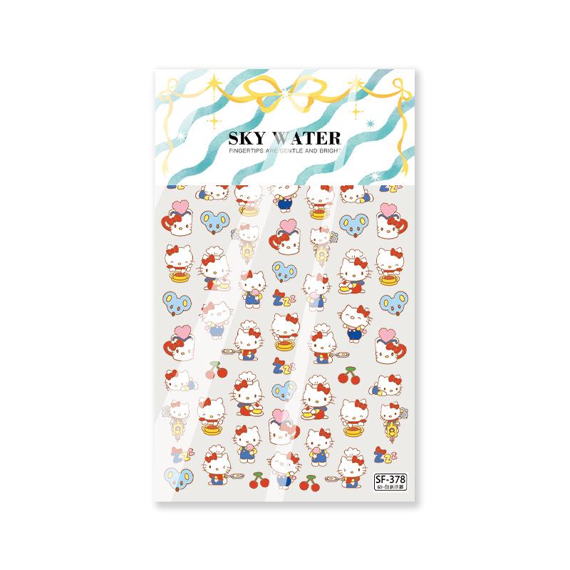 Korean-Style Sanrio Kitty Nail & Planner Stickers