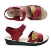 Mom's Comfort Wedge Heel Sandals: Non-Slip Velcro Flats for Middle-Aged Women - Outdoor, Large Size, Comfortable & Stylish