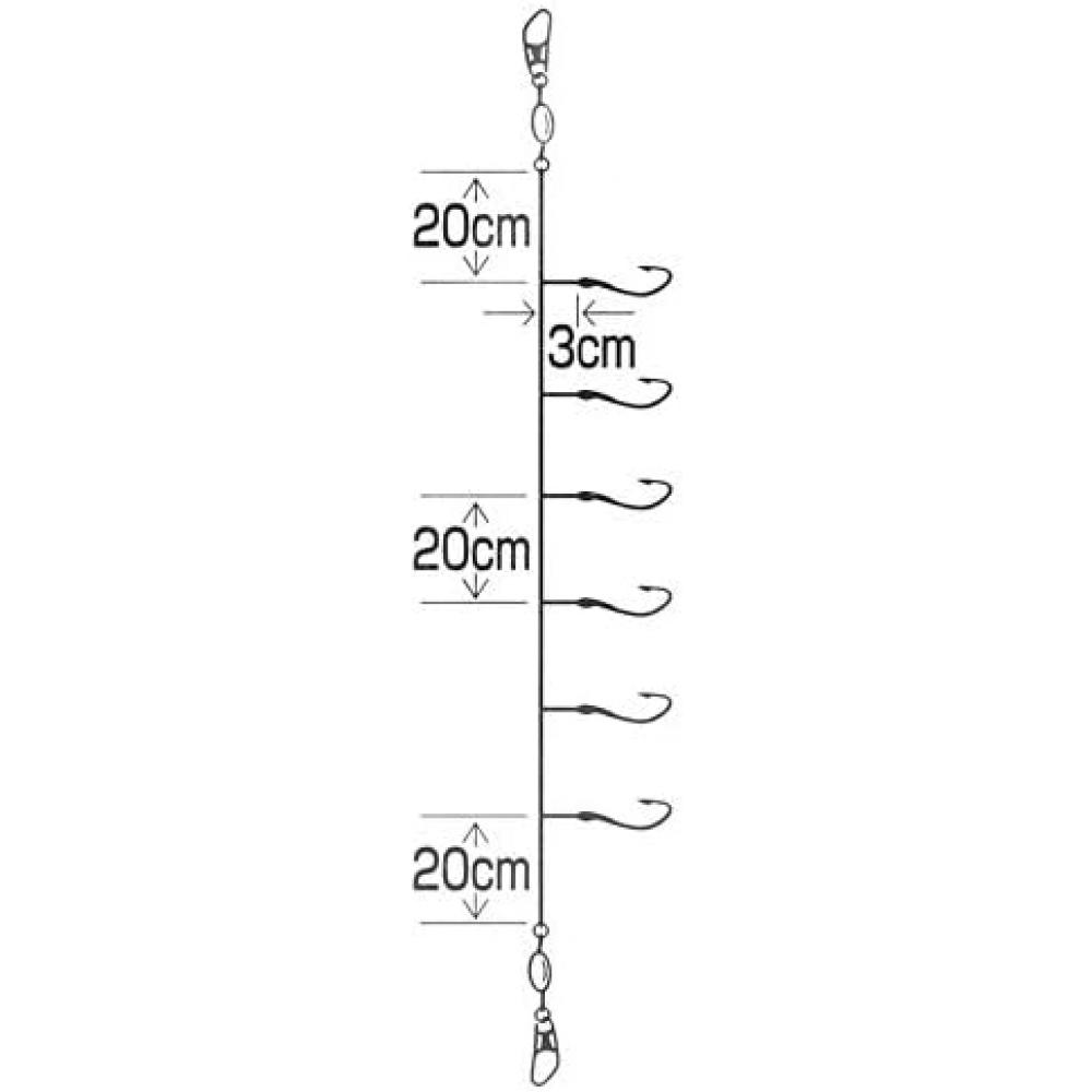 Hayabusa  Hayabusa  Seeger Small Horse Mackerel Specialty Skin Hs079 0.5 0.8
