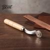 Sewing Accessory Wooden Handle Tracing Wheel, 2/3mm Needle Point Wheel for Fabric Tailoring Tools Craft Patterns, Faux Leather Projects, Professional