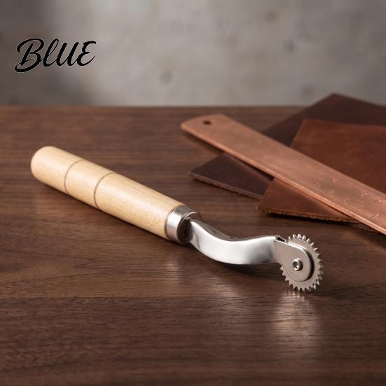 Sewing Accessory Wooden Handle Tracing Wheel, 2/3mm Needle Point Wheel for Fabric Tailoring Tools Craft Patterns, Faux Leather Projects, Professional
