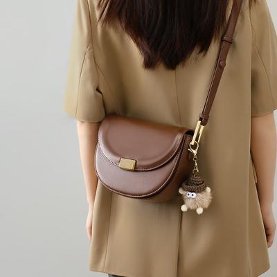 Women's Crossbody Bag Leather Women's Saddle Bags Underarm Bags Premium Shoulder Bag