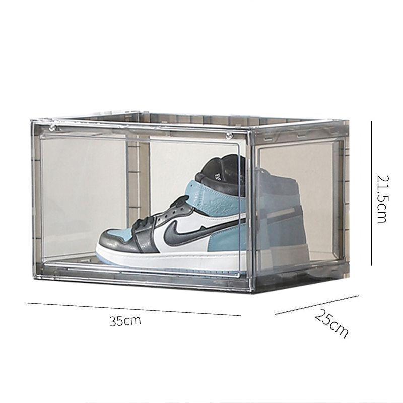 Magnetic Clear Hard Plastic Drawer Shoe Box - Space-Saving Thickened Shoe Storage Rack