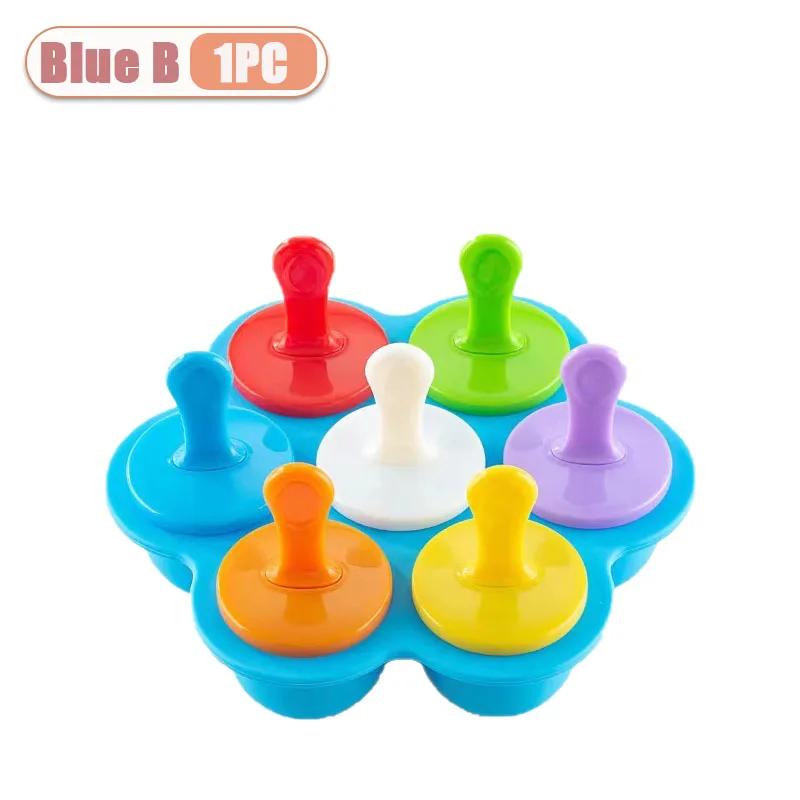 

1/2 шт. Многоразовая силиконовая форма для мороженого на палочке DIY Машина для приготовления ледяных эскимо для домашней кухни Легкое извлечение Быстрое замораживание Летний десертный гаджет