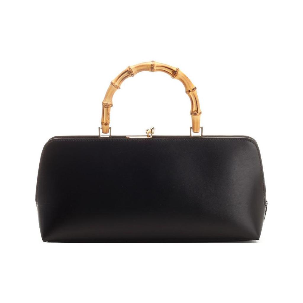 Jil Sander Goji Small Bamboo Bag Black Women Top_handle J07WD0020-P4866-001