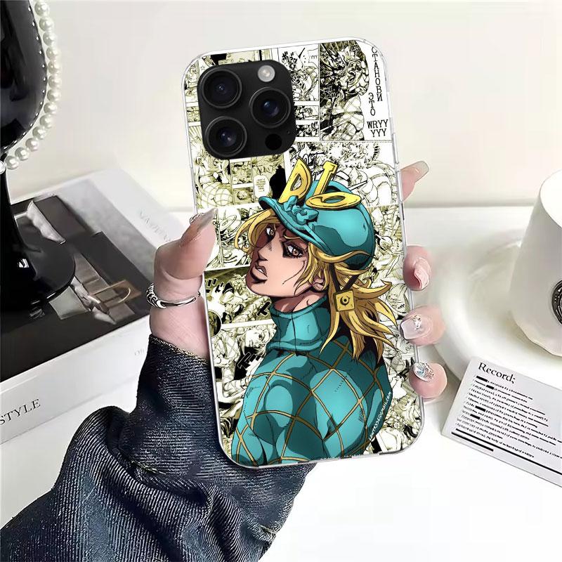 JoJo Adventure Dio Diego Brando Soft Phone Case For IPhone 11 17 Air 16E 16 Pro Max 15 + 14 Plus 13 Mini 12 Apple 7 SE 8 Fundas