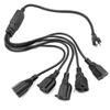 Dual and Triple Splitter Power Cord for Computer Host or Server Switch