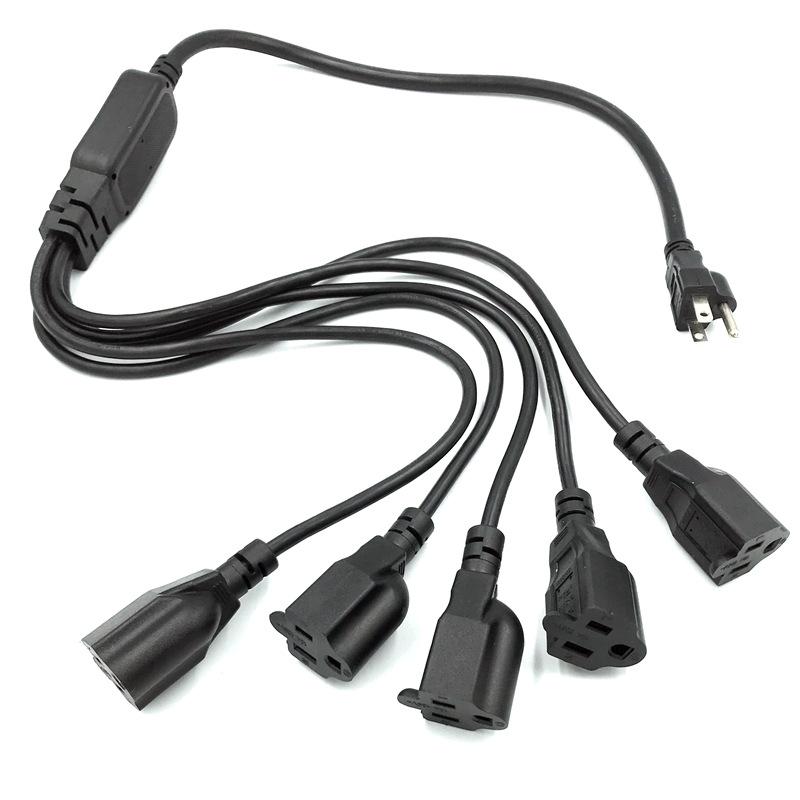 Dual and Triple Splitter Power Cord for Computer Host or Server Switch