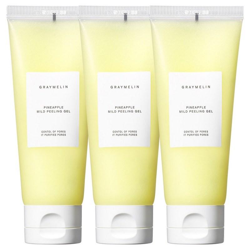 Graymelin Pineapple Mild Peeling Gel, 100ml, 3 Pcs