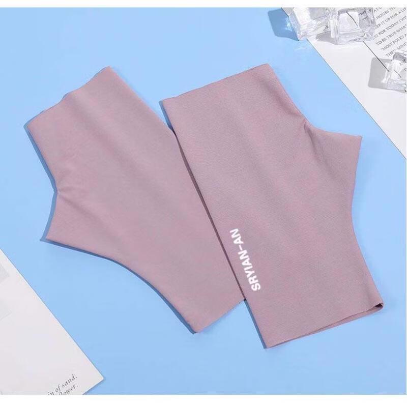 

Женские летние перчатки UOSU с полупальцами из ледяного шелка