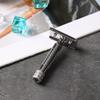 Yaqi CASTOR Stainless Steel Safety Razor 0.45mm Blade Gap 79MM Length And 13MM Dameter Handle For The Ideal Choice Shaving