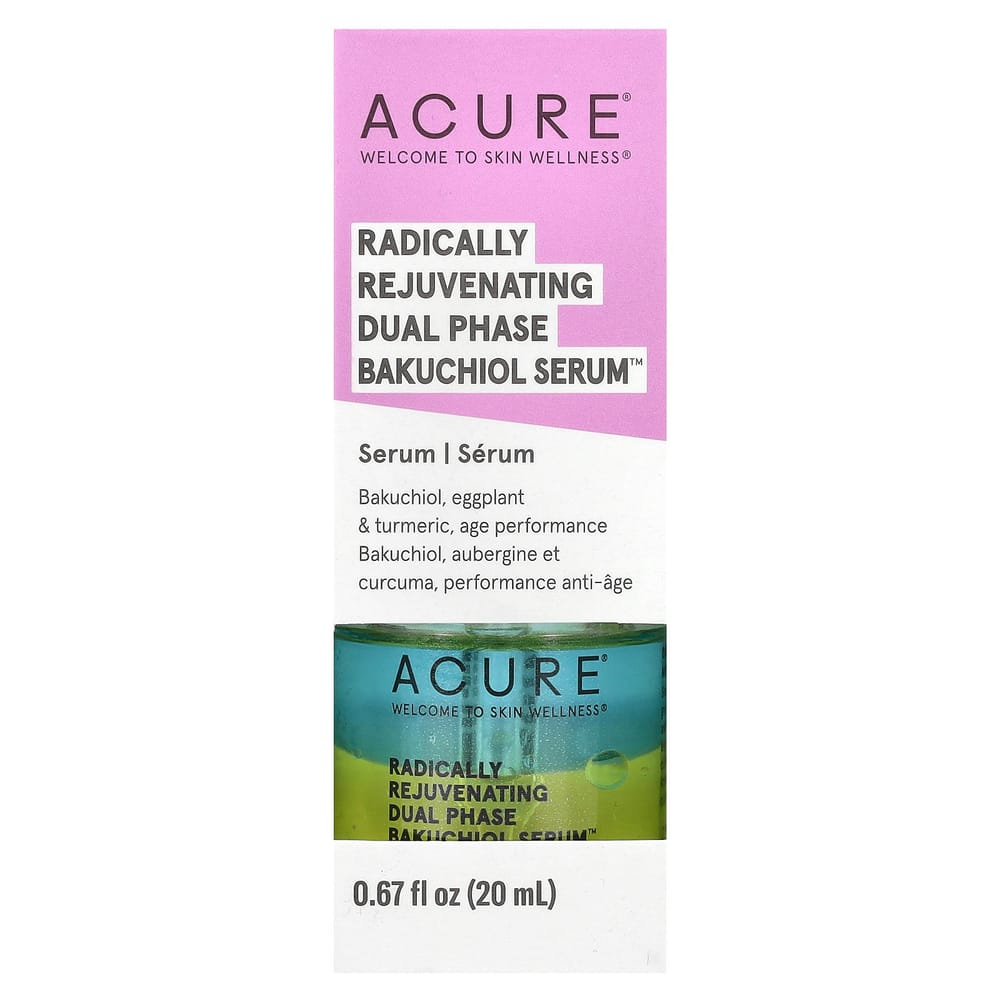 Acure Radically Rejuvenating Dual-Phase Bakuchiol Serum 20ml (0.67 fl oz)