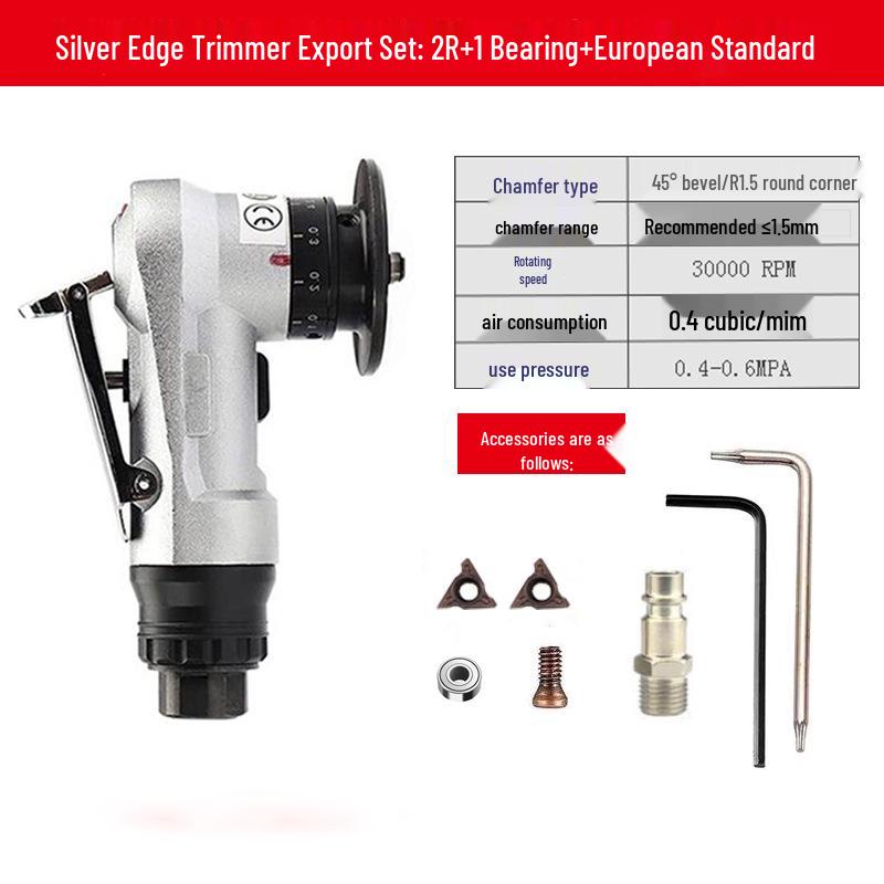 Handheld 45° Pneumatic Chamfering Machine for Metal Deburring