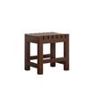 Non-slip Solid Wood Shower Stool for Elderly - Waterproof, Anti-corrosion Bathroom Stool for Foot Washing
