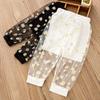 Children's Pants Summer Thin Anti Mosquito Pants Leggings Casual Pants Mesh Daisy Korean Loose Pants