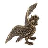 Animal Shape Brass Parrot Ornament Mini Bird Miniatures Parrot Small Statue  Accessories Gifts