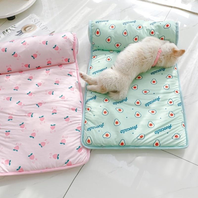 Dog Mat Cooling Summer Pad Mat For Dogs Cat Blanket Sofa Breathable Pet Dog Bed Summer Washable For Small Medium Large Dogs Mat