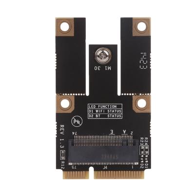 M.2 NGFF To Mini PCIE Adapter Card Converter for Wireless WiFi Bluetooth-compatible Networks Card For AX200 9260 8265