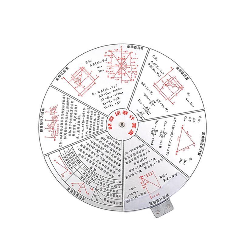 Military Topography Reconnaissance Calculation Disk