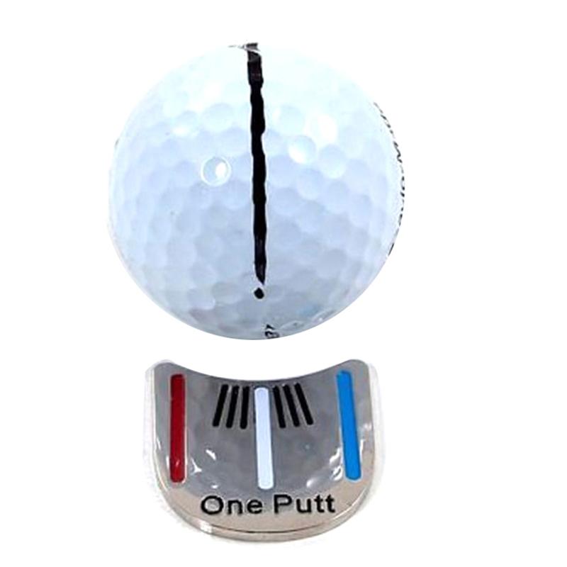 One Putt Design Golf Ball Mark Plus Magnetic Golf Hat Clip Golf Marker Drop Ship