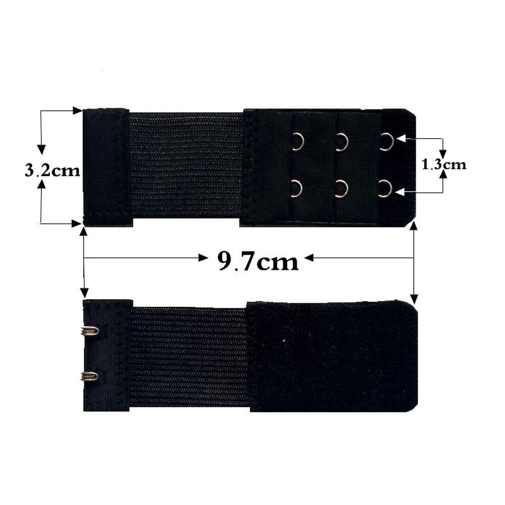 1PC/ Newly Women Bra Extender 3 Rows 2 Hooks Elastic Adjustable Lengthen Clasp for Underwear