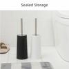 Stainless Steel Toilet Brush Set Deep Cleaning Toilet Cleaning Brush  Hotel