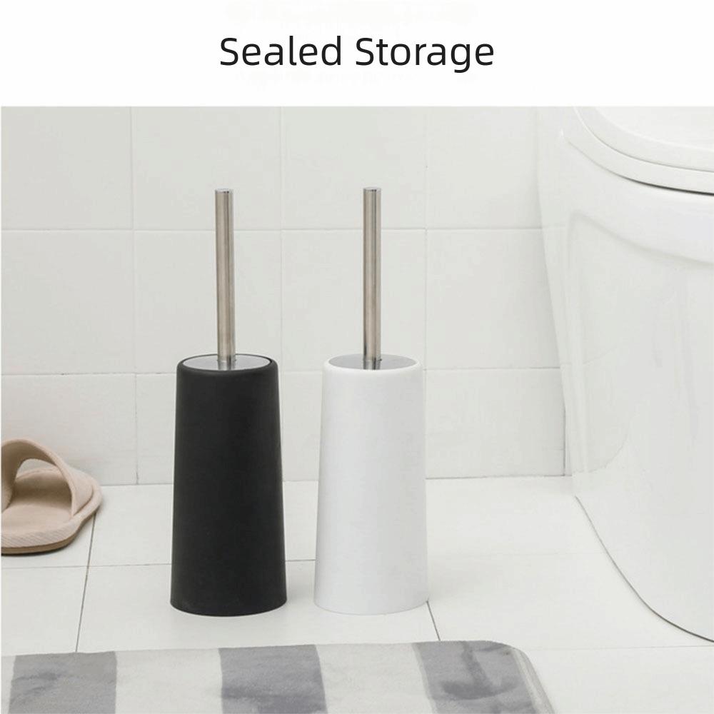 Stainless Steel Toilet Brush Set Deep Cleaning Toilet Cleaning Brush Hotel