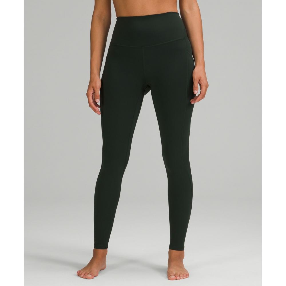 

Lululemon Align High Rise Pant With Pockets 28 Rainforest Green 0/28