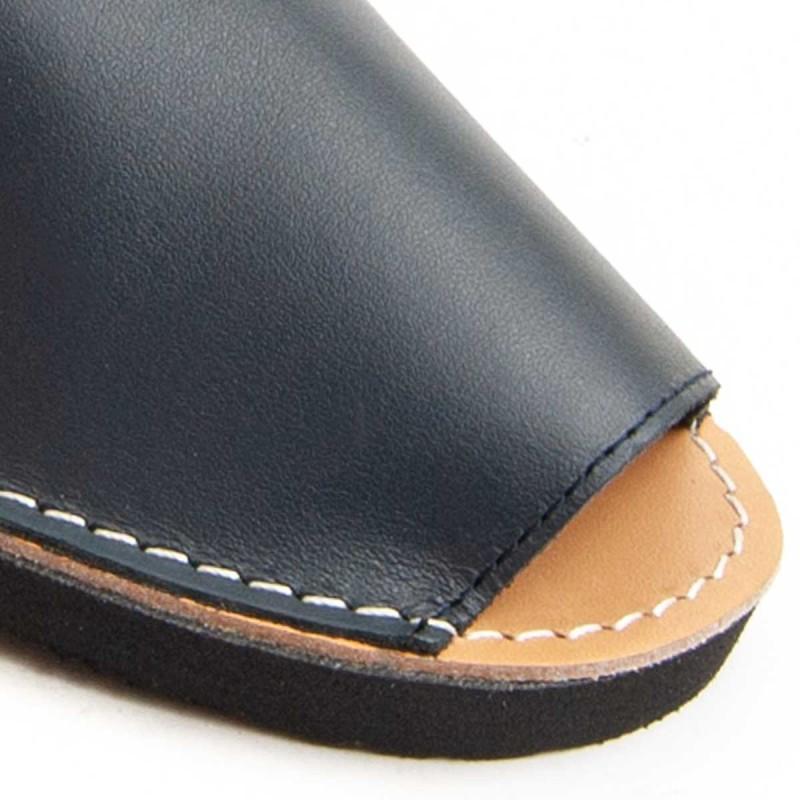 Sandalia De Piel Para Mujer.  Purapiel  Ibisc24  95719