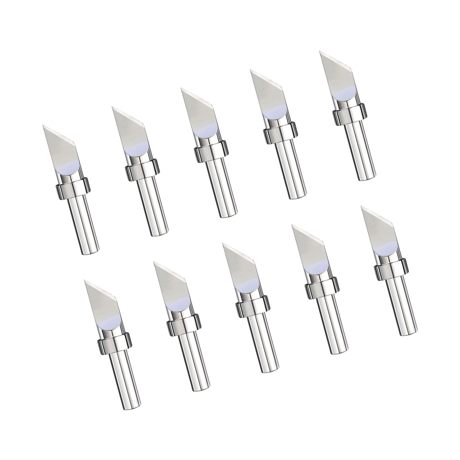 

10Pcs 500 Soldering Iron Head 150W 205H High Frequency Soldering Station Soldering Tin Nozzle General Purpose Accessory A