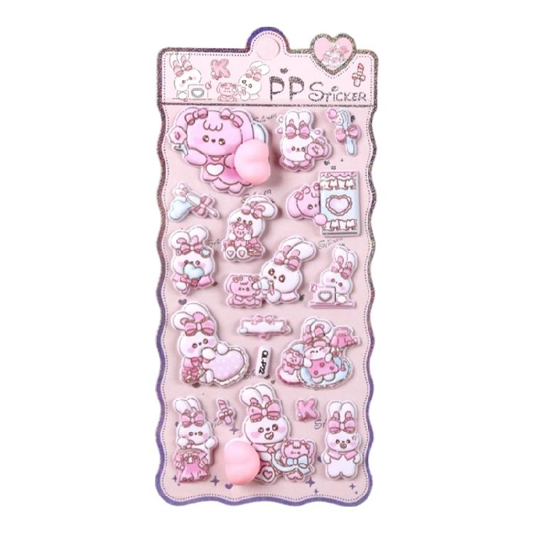 Reusing Tiny Sticker for Phone Case Notebook Handcraft Cute Puffier Sticker for Kids, 3D Design Sticker for Boys Girls