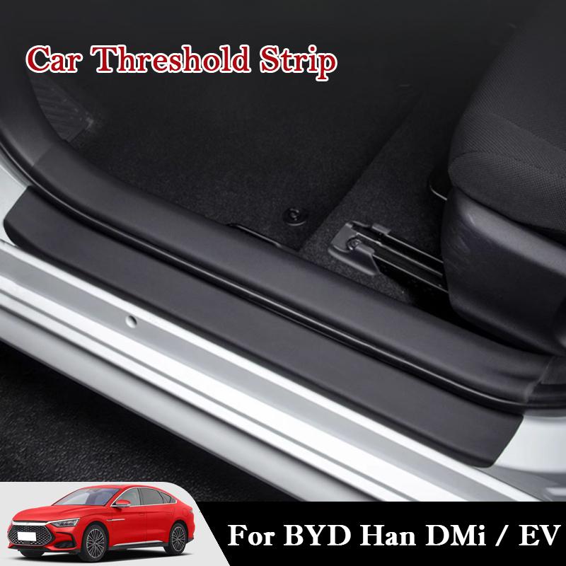 For BYD Han DMi EV 2026-2026 Car Threshold Strip Protective Stickers Door Trunk Scratch Trampling Resistant Interior Stickers