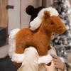 Little Pony Plush Toy Adorable Foal Stuffed Animal Doll Soft Realistic Horse Plushie Christmas Birthday Gifts for Children Friends Family
