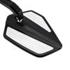 CNC Aluminium Black Bar End Mirror Set 7/8" Universal Fit Rearview Mirrors