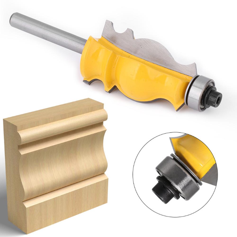 6mm Shank Handrail Cutter Woodworking Router Bits Engraving Machine Trimming Cutter