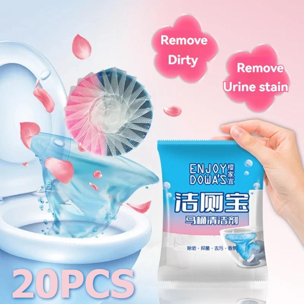 Drop-In & Forget Toilet Cleaner Tablets – Automatic Tank Cleaner, No Scrubbing Needed, Continuous Blue Clean for 30 Days, Fresh Scent