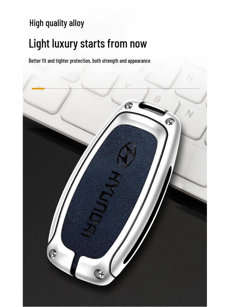 Originální kožené pouzdro na klíče Beijing Hyundai pro ix35, Elantra, Reina, Mistra, Verna, Lafesta, Tucson